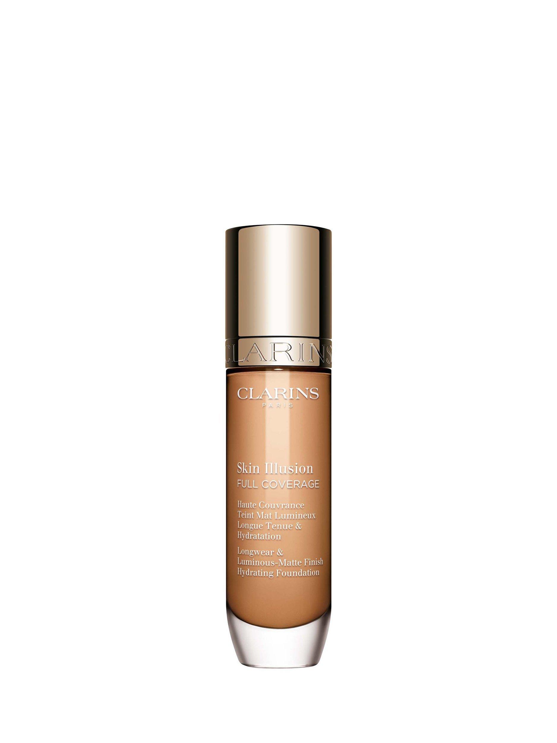 Product image 1 of 8, which shows Clarins Skin Illusion Full Coverage Foundation, 108.5W