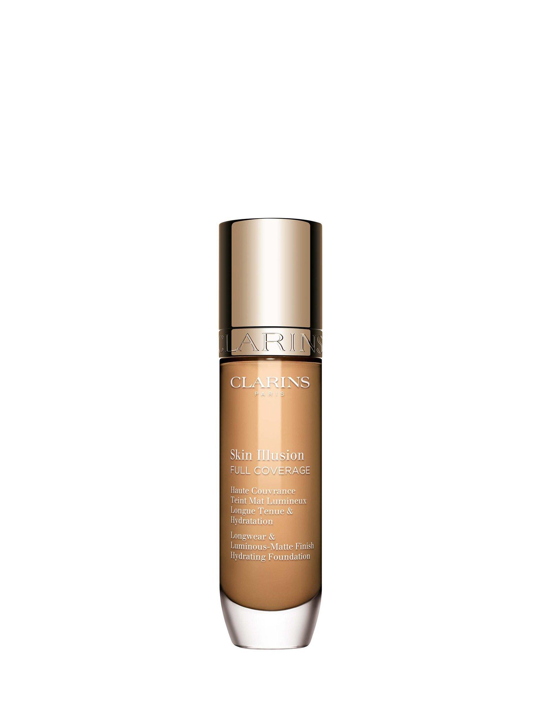 Product image 1 of 8, which shows Clarins Skin Illusion Full Coverage Foundation, 110.5W