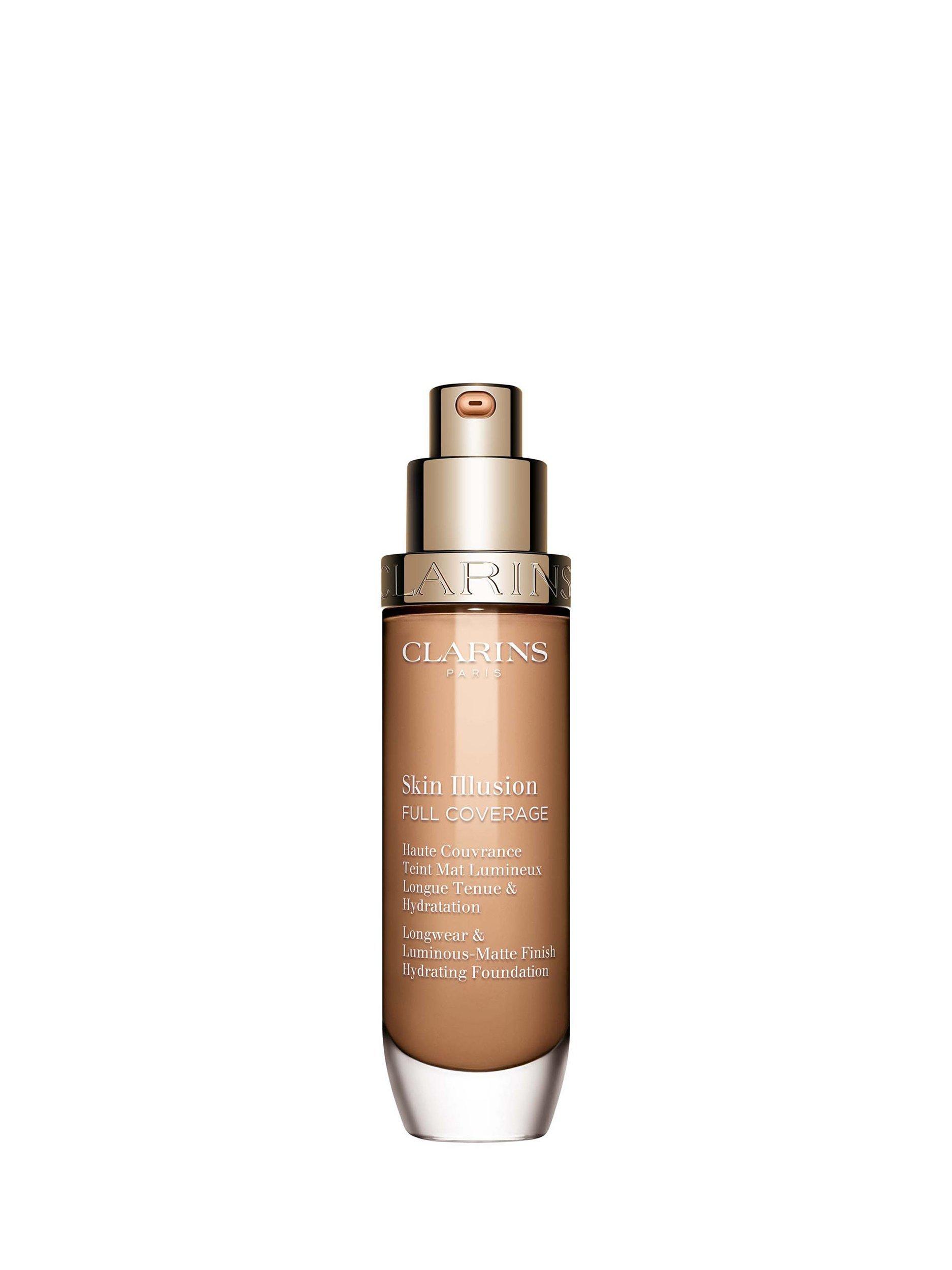 Product image 3 of 8, which shows Clarins Skin Illusion Full Coverage Foundation, 110N