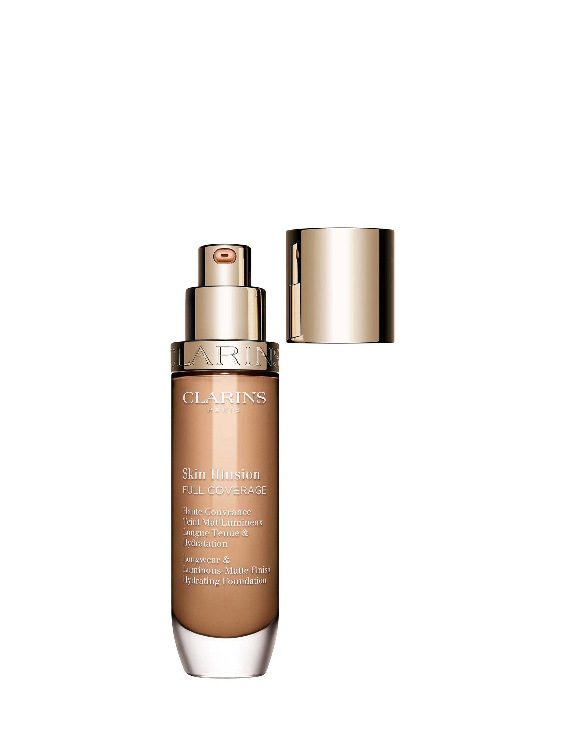 Product image 4 of 8, which shows Clarins Skin Illusion Full Coverage Foundation, 110N