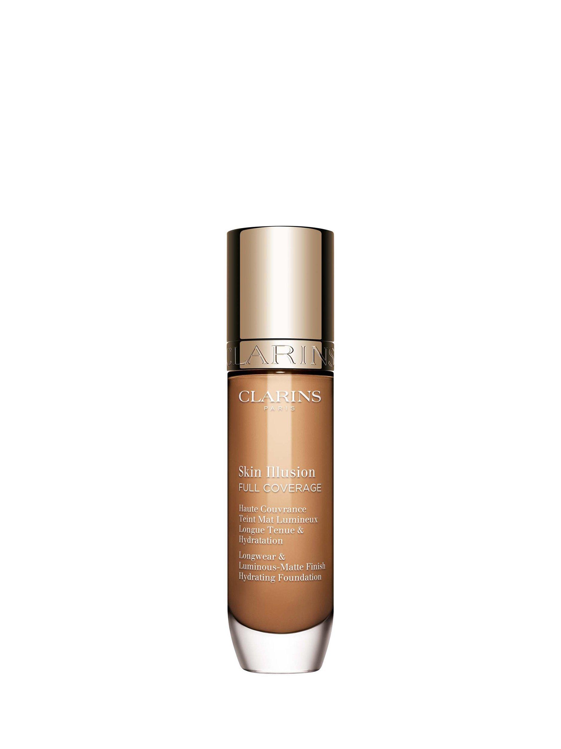Product image 1 of 8, which shows Clarins Skin Illusion Full Coverage Foundation, 112.3N