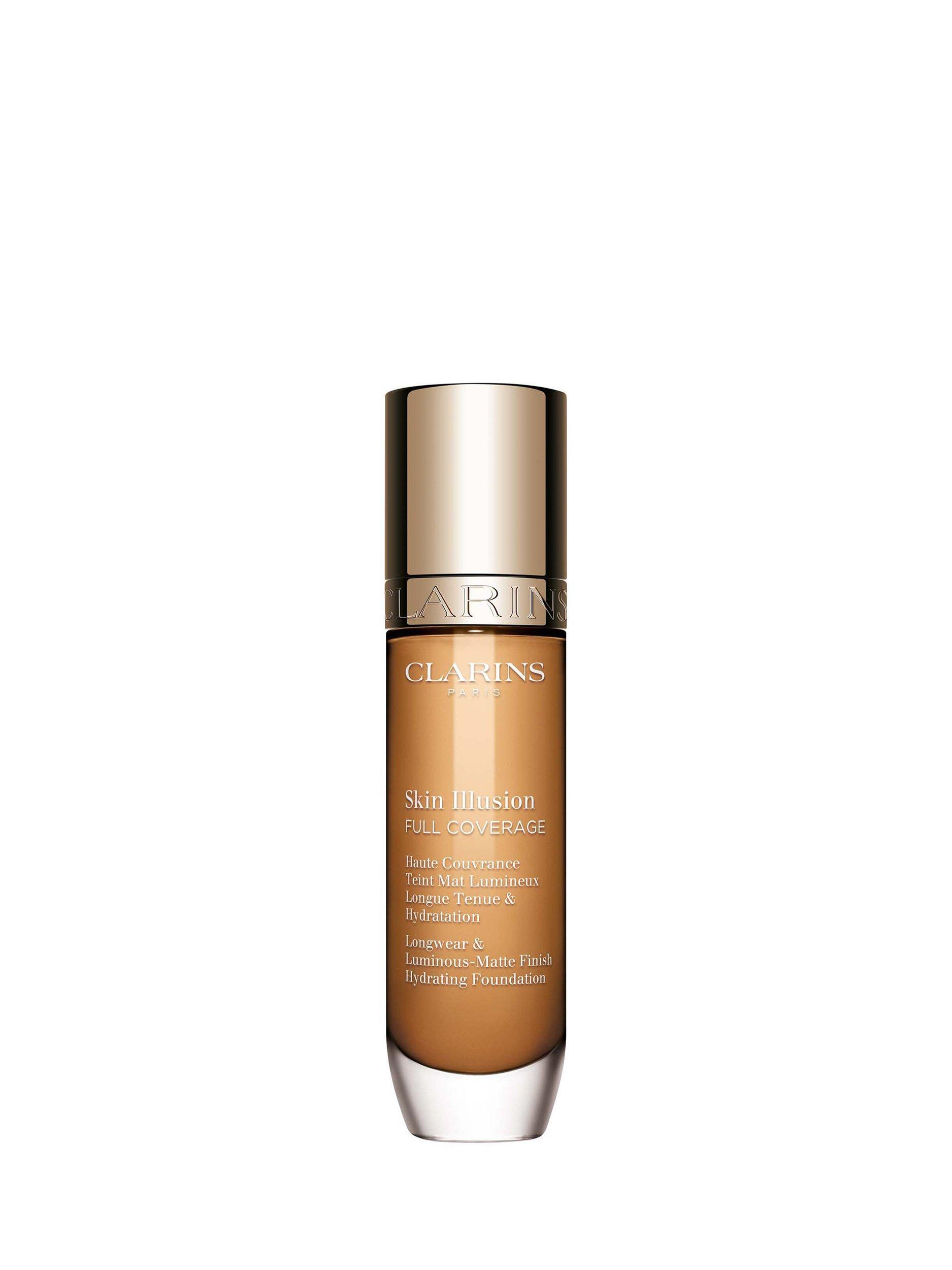 Product image 1 of 8, which shows Clarins Skin Illusion Full Coverage Foundation, 114.3W