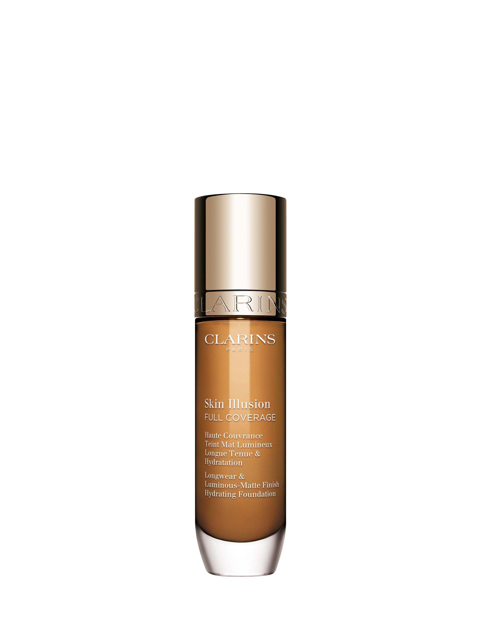 Product image 1 of 8, which shows Clarins Skin Illusion Full Coverage Foundation, 114.5W