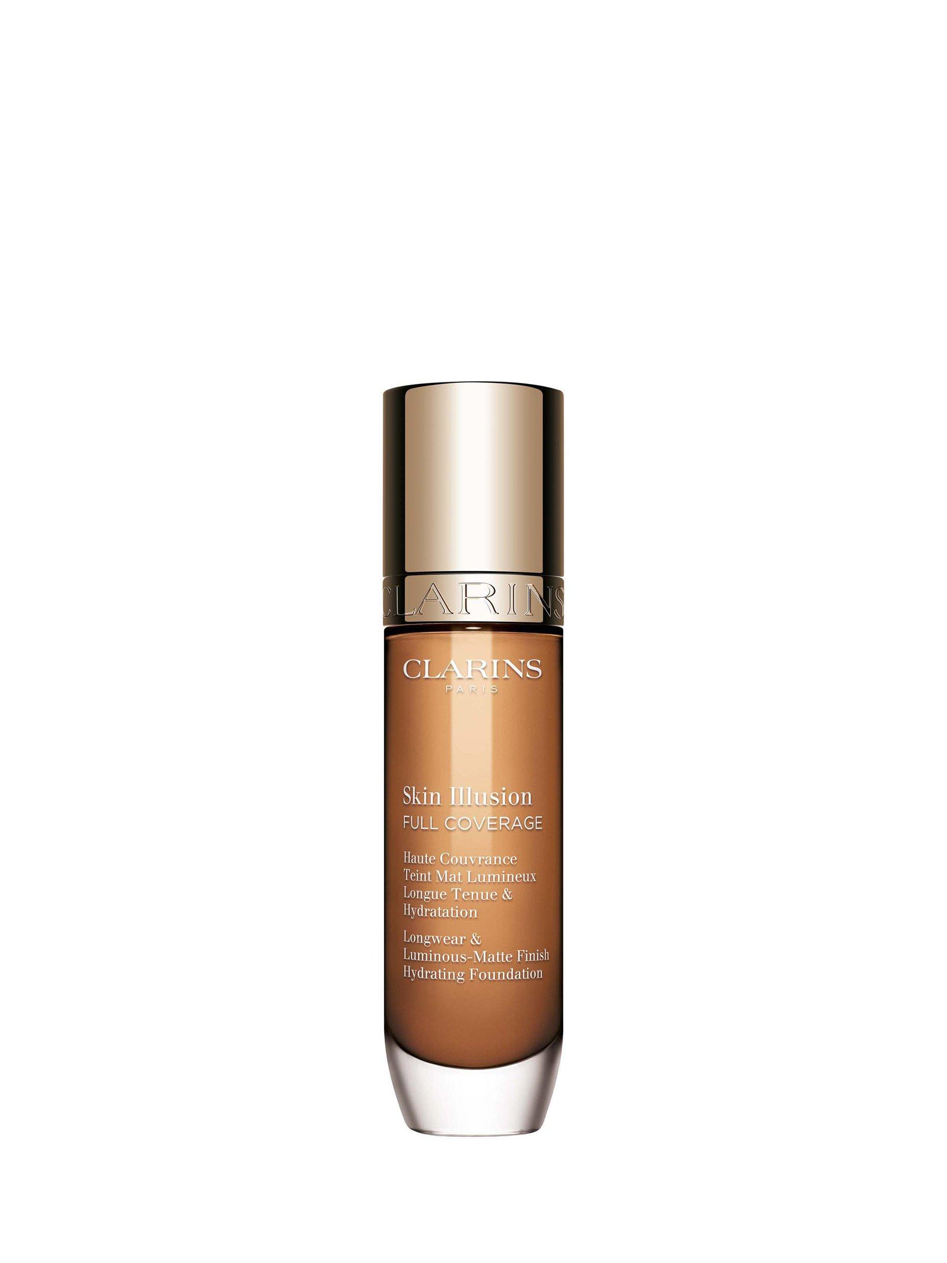 Product image 1 of 8, which shows Clarins Skin Illusion Full Coverage Foundation, 114N