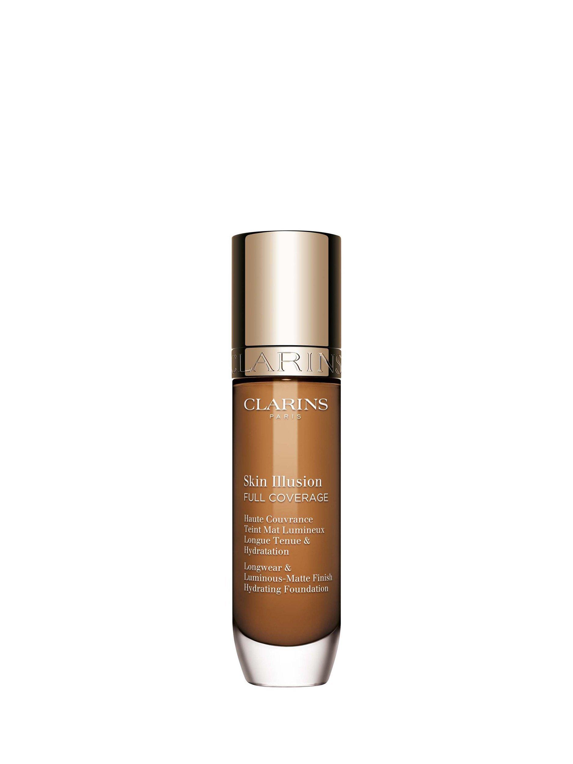 Product image 1 of 8, which shows Clarins Skin Illusion Full Coverage Foundation, 118.3W