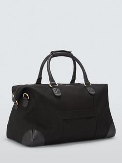 John Lewis Cotton Canvas Weekender Bag - view 2, Black