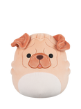 Squishmallows Morton the Brown Shar Pei Dog 7.5" Plush Soft Toy