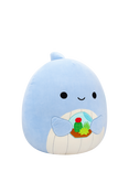 Squishmallows Samir the Light Blue Whale 16" Plush Soft Toy