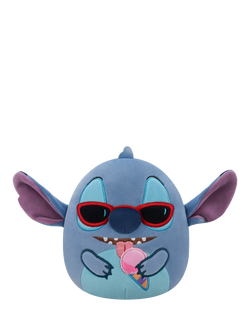 Squishmallows Original Disney Stitch Holding Snow Cone 10" Plush Soft Toy, Multi