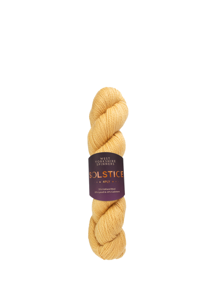 West Yorkshire Spinners Solstice 4 Ply Knitting Yarn, 100g, Honey