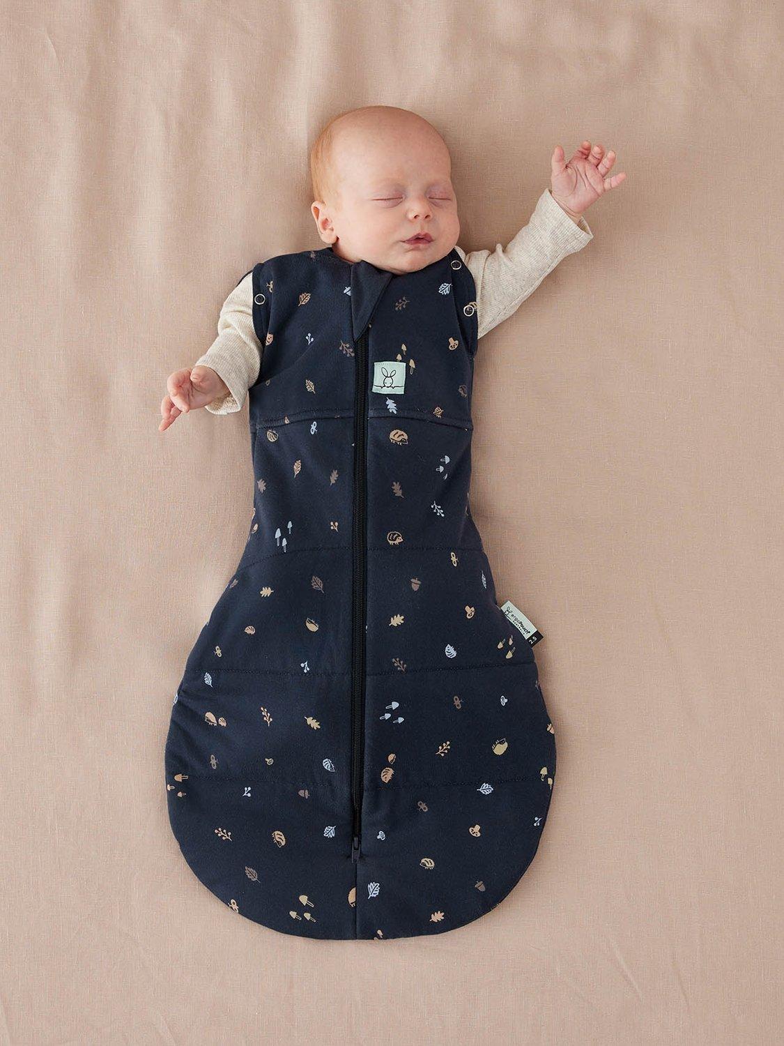 ergoPouch Organic Cocoon Baby Swaddle Sleeping Bag, Tog, Hedgehog