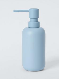 John Lewis Matt Finish Soap Dispenser, Haze Blue