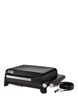 Weber Premium Griddle Portable Tabletop 2-Burner Gas BBQ, 56cm - view 2, Black