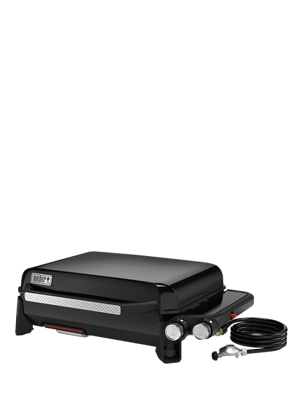 Weber Premium Griddle Portable Tabletop 2-Burner Gas BBQ, 56cm - view 2, Black