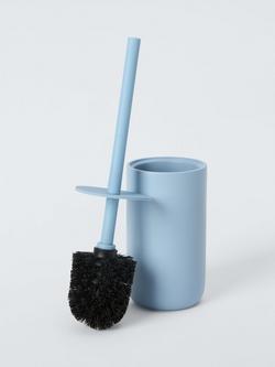 John Lewis Matt Finish Toilet Brush - view 2, Haze Blue