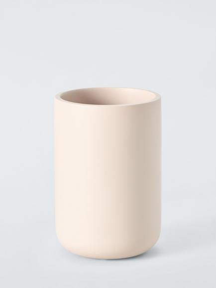John Lewis Matt Finish Bathroom Tumbler, Plaster