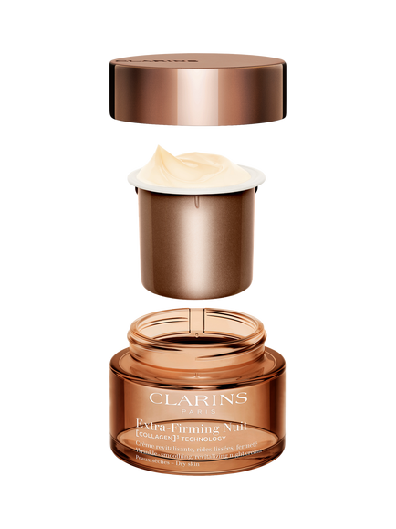 Clarins Extra-Firming Night Cream Dry Skin Refill, 50ml - view 2, 