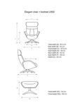 Flexlux Elegant Relax Recliner Chair and Footstool, Polished Aluminium Leg