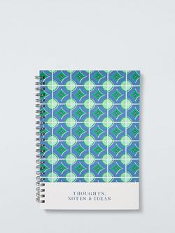 John Lewis Check Notebook, Multi, Multi