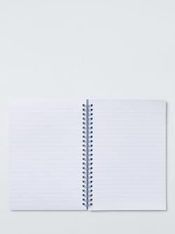 John Lewis Check Notebook, Multi - view 2, Multi