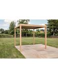 LG Outdoor Sanctuary Pergola, 3 x 3m, Grey