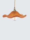 John Lewis Frenchie Ribbed Glass Easy-to-Fit Ceiling Shade