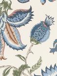 John Lewis x Sanderson Newnham Courtney Wallpaper, Indigo/Olive