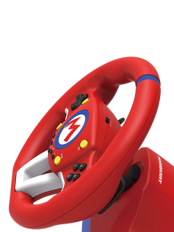 Hori Mario Kart Racing Wheel Pro for Nintendo Switch, Red/Blue/White - view 2, Red/Blue/White