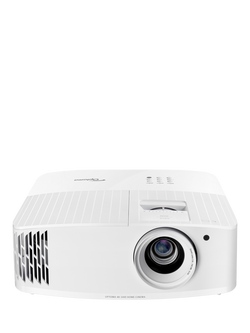 Optoma UHD38x HDR 4K Ultra HD 3D Projector, 4000 Lumens, White - view 2, White