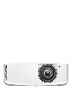 Optoma UHD35STx HDR 4K Ultra HD 3D Short Throw Projector, 3600 Lumens, White, White