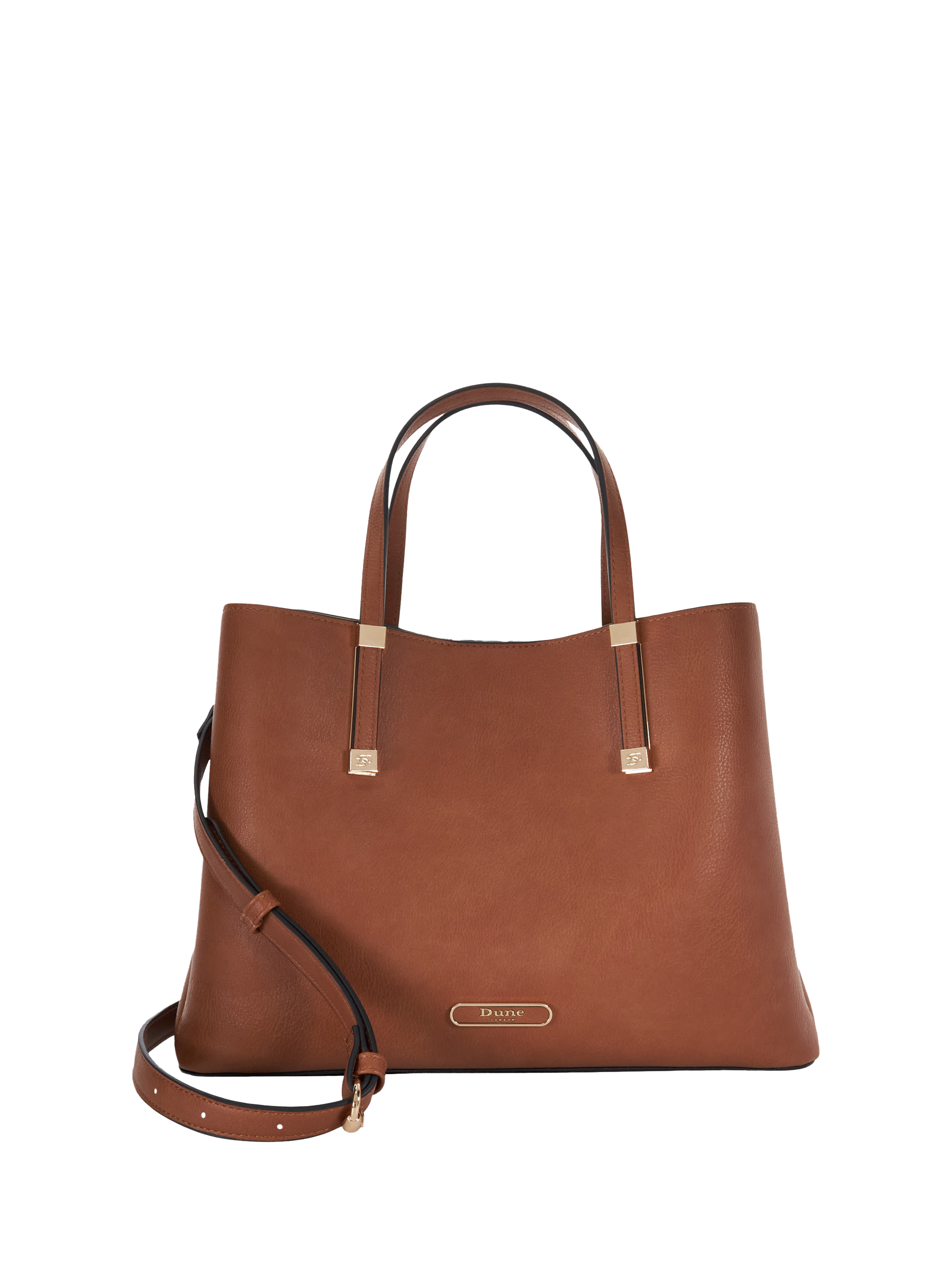 Product image 1 of 5, which shows Dune Dorry Recycled Synthetic Tote Bag, Tan