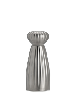 Robert Welch Palm Satin Medium Salt Mill, Stainless Steel, Stainless Steel