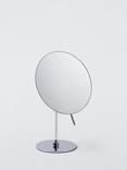 John Lewis Elegance Magnifying Mirror, Brushed Brass, Chrome