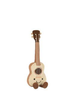 Jellycat Amuseables Ukelele Soft Toy, Brown Multi