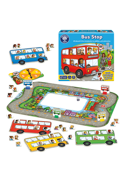 Orchard Toys Bus Stop Maths Game - view 2, Multi