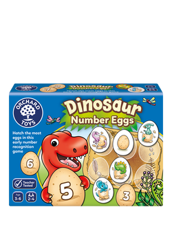 Orchard Toys Dinosaur Number Eggs Game, Multi