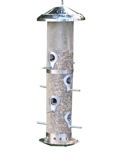 Wildlife World Stainless Steel Seed Bird Feeder