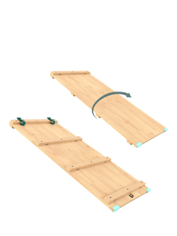 TP Toys Active Tots Wooden Bridge and Slide, Multi