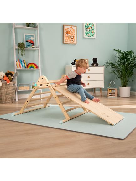 TP Toys Active Tots Wooden Bridge and Slide - view 2, Multi