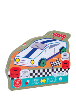 Floss & Rock Cars Puzzle, 40 Pieces, Multi
