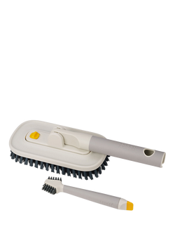 Joseph Joseph CleanTech Detail Cleaning Set, Light Stone