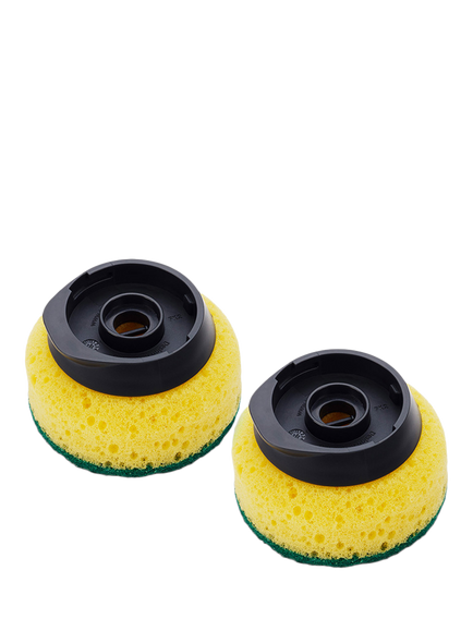 Joseph Joseph SinkTech Washing Up Sponge Replacement Head, Pack of 2, Yellow, Yellow