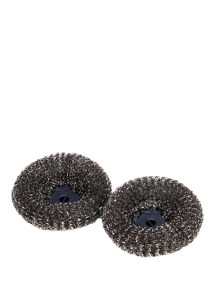 Joseph Joseph SinkTech Replacement Steel Scourer Heads, Pack of 2, Graphite
