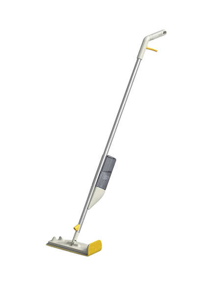 Joseph Joseph Spray Mop with Scrub Pad, Light Stone, Light Stone