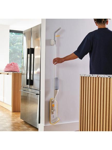 Joseph Joseph Spray Mop with Scrub Pad, Light Stone - view 2, Light Stone