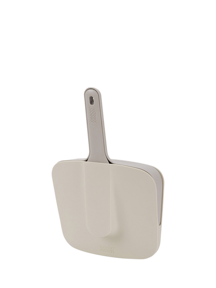 Joseph Joseph CleanTech Wall Mounted Dustpan & Brush, Stone, Stone