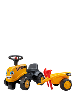 Mookie Kids' Falk JCB Ride-On Toy Tractor, Multi