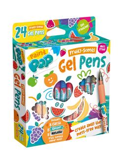 Paint Pop Fruity Scents Gel Pens, Pack of 24, Multi