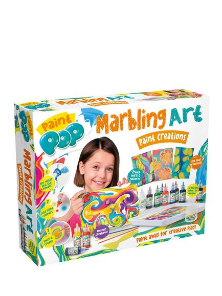 Paint Pop Marbling Art Pain Creations Set, Multi