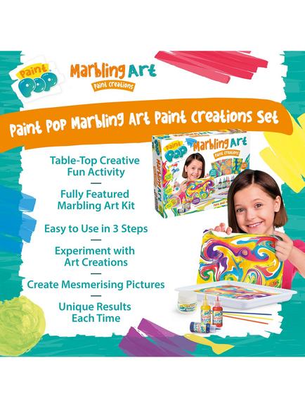 Paint Pop Marbling Art Pain Creations Set - view 2, Multi